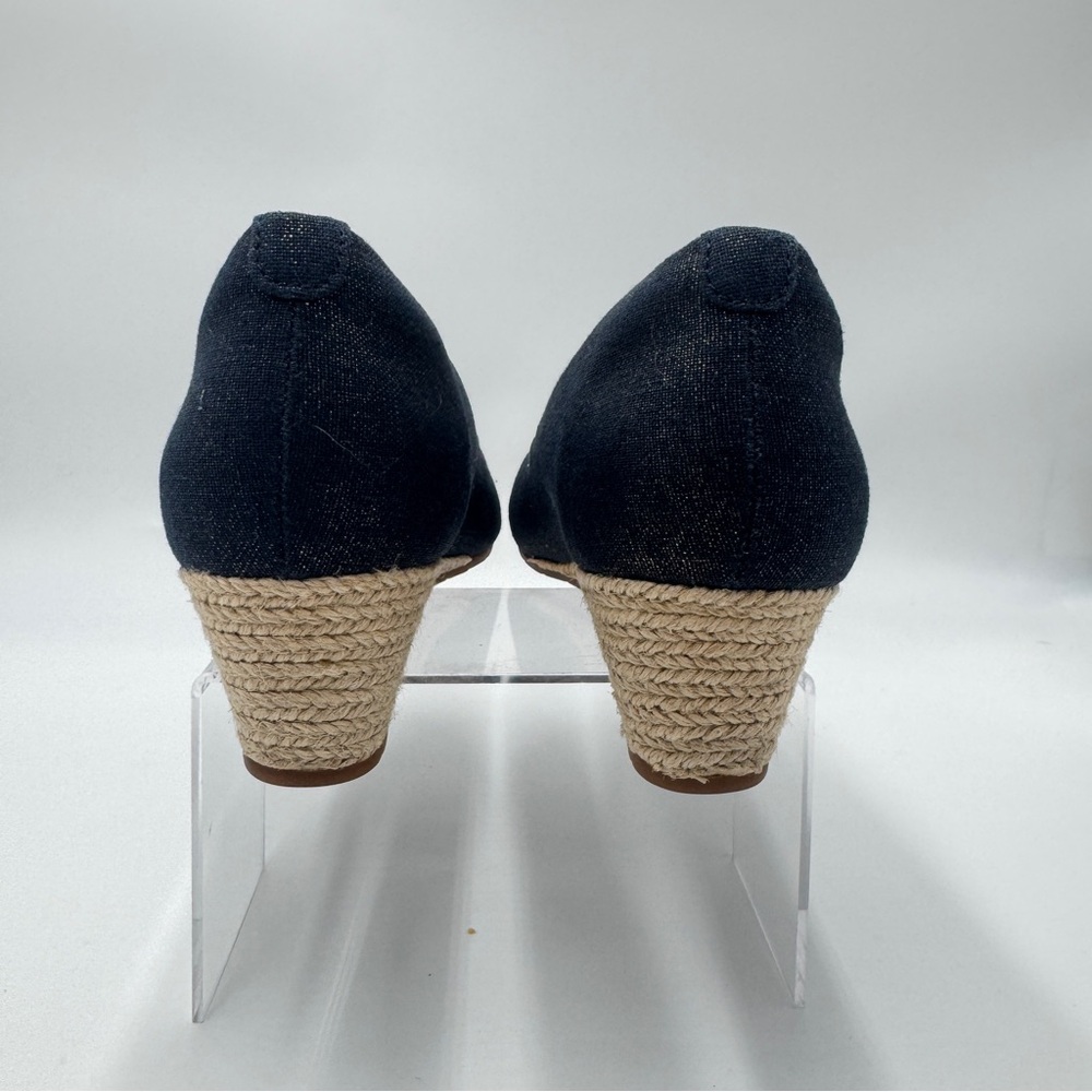 Clarks Blue and Tan Wedge Shoes NWOT Size 8 - Picture 8 of 8